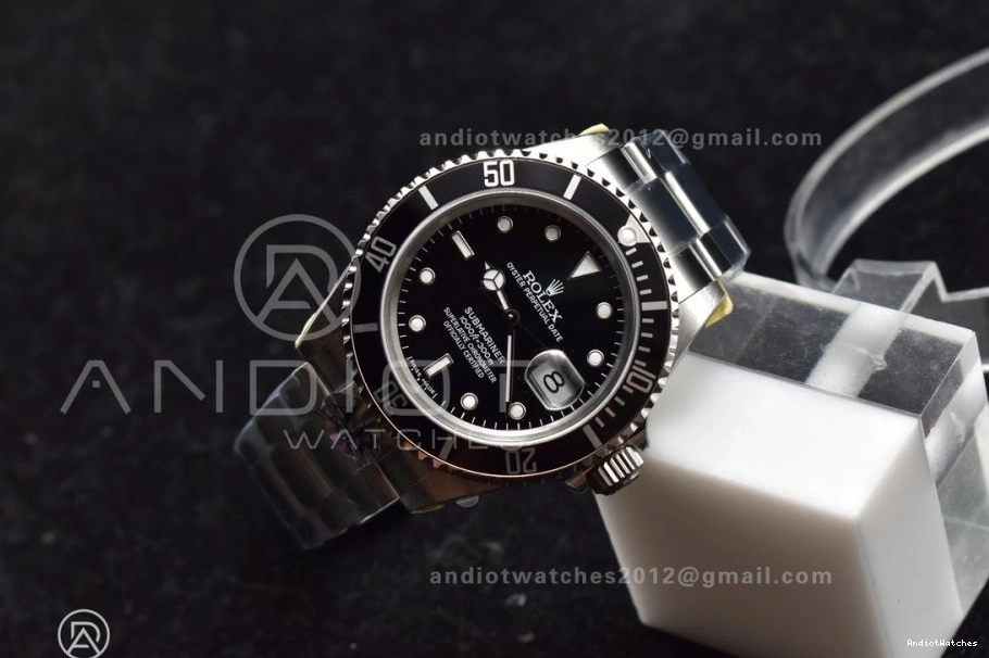 16610 Steel SH3135 Edition Best V on Bracelet Submariner 1136 Bright Black ARF1:1 SS 904L LN 1015